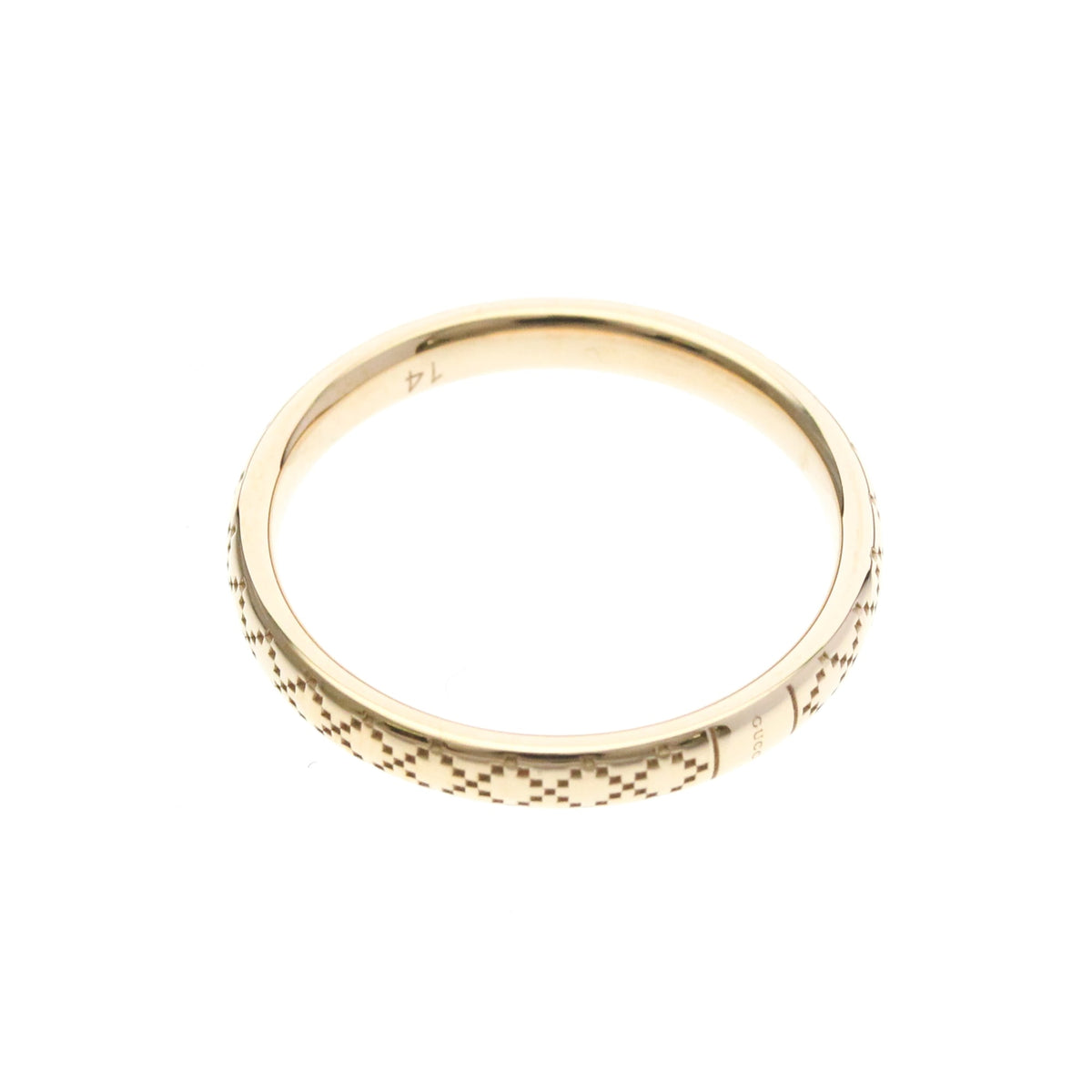 PRE-OWNED Gucci Diamantissima · Rose Gold Size 7