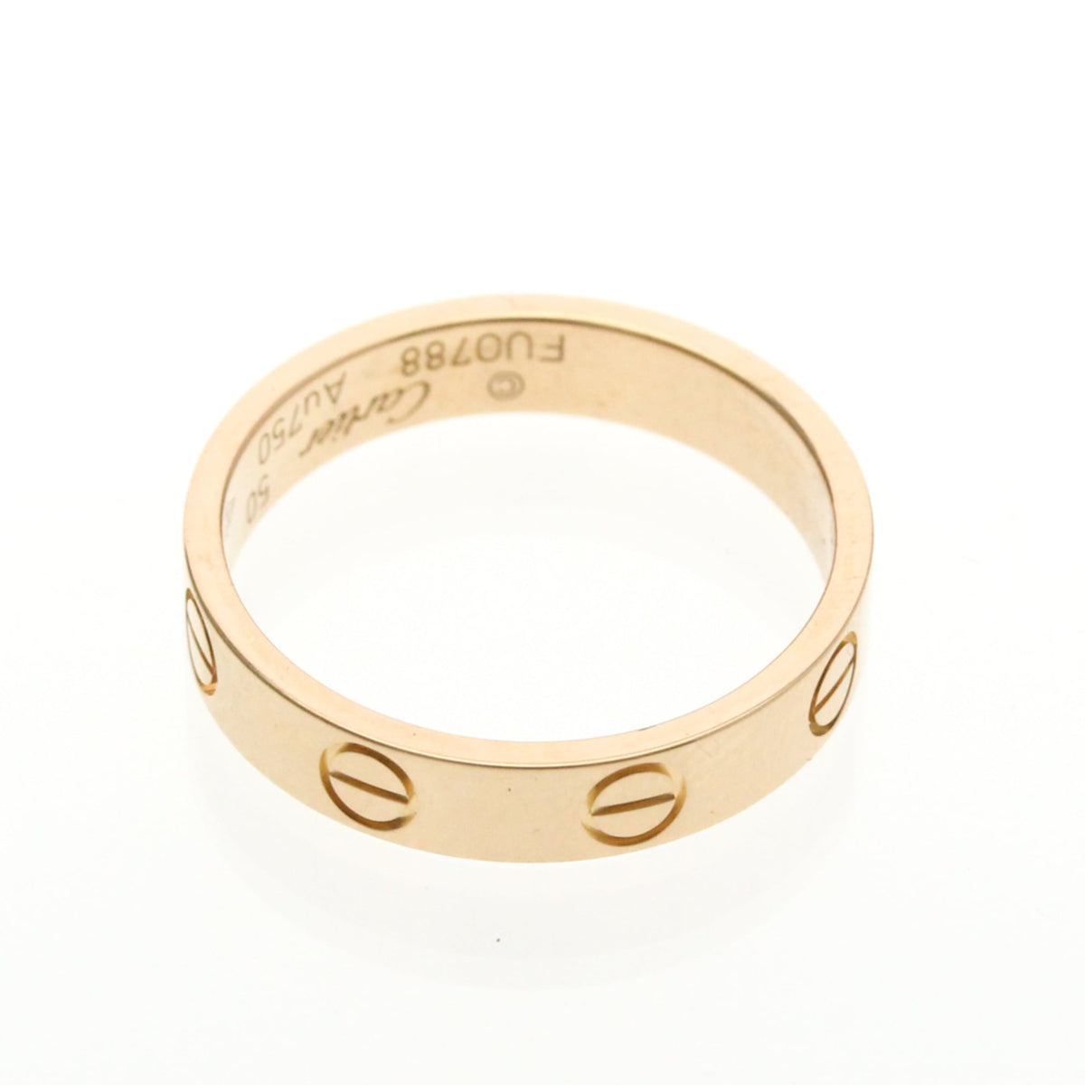 PRE-OWNED Cartier Mini Love · Rose Gold Size 5.5