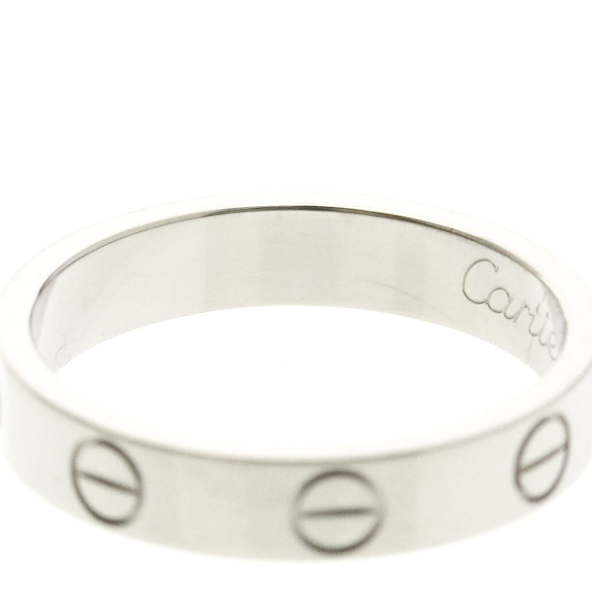 PRE-OWNED Cartier Mini Love · 18K White Gold