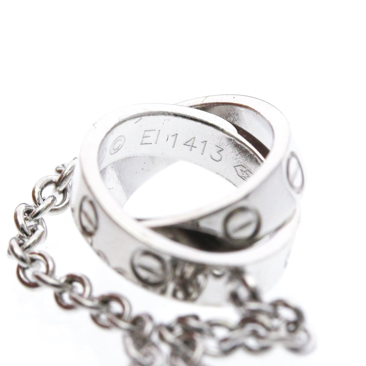 PRE-OWNED Cartier Baby Love · 18K White Gold