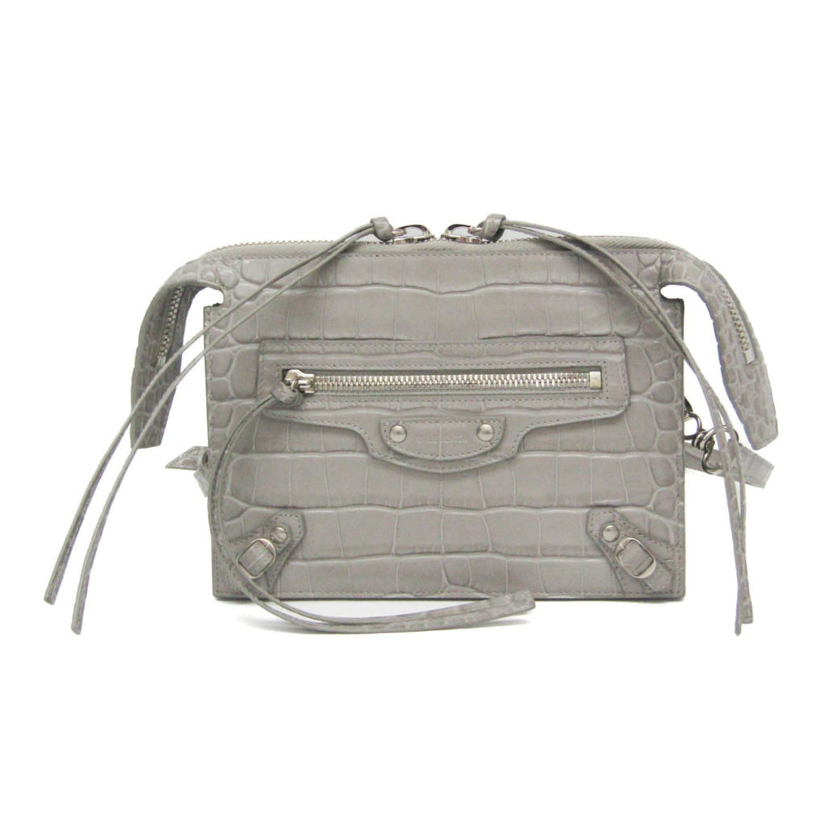 PRE-OWNED Balenciaga · Embossed Leather Shoulder Bag