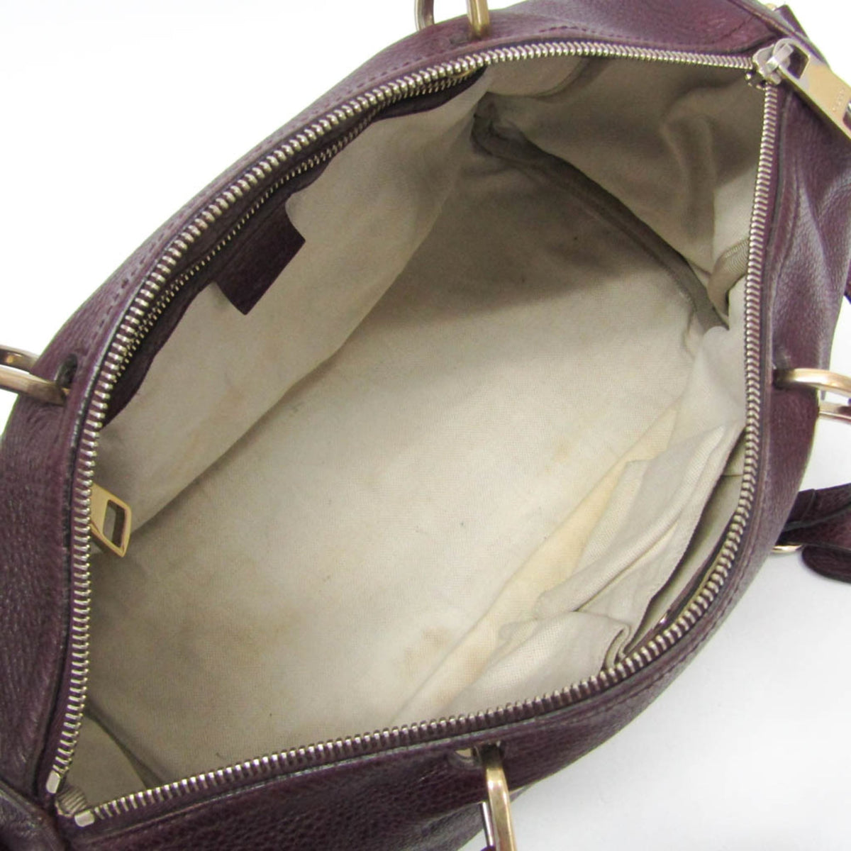 PRE-OWNED Gucci Bamboo · Leather Handbag
