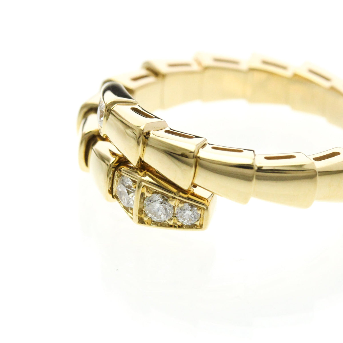 PRE-OWNED Bvlgari Serpenti Viper · Diamond · 18K Yellow Gold