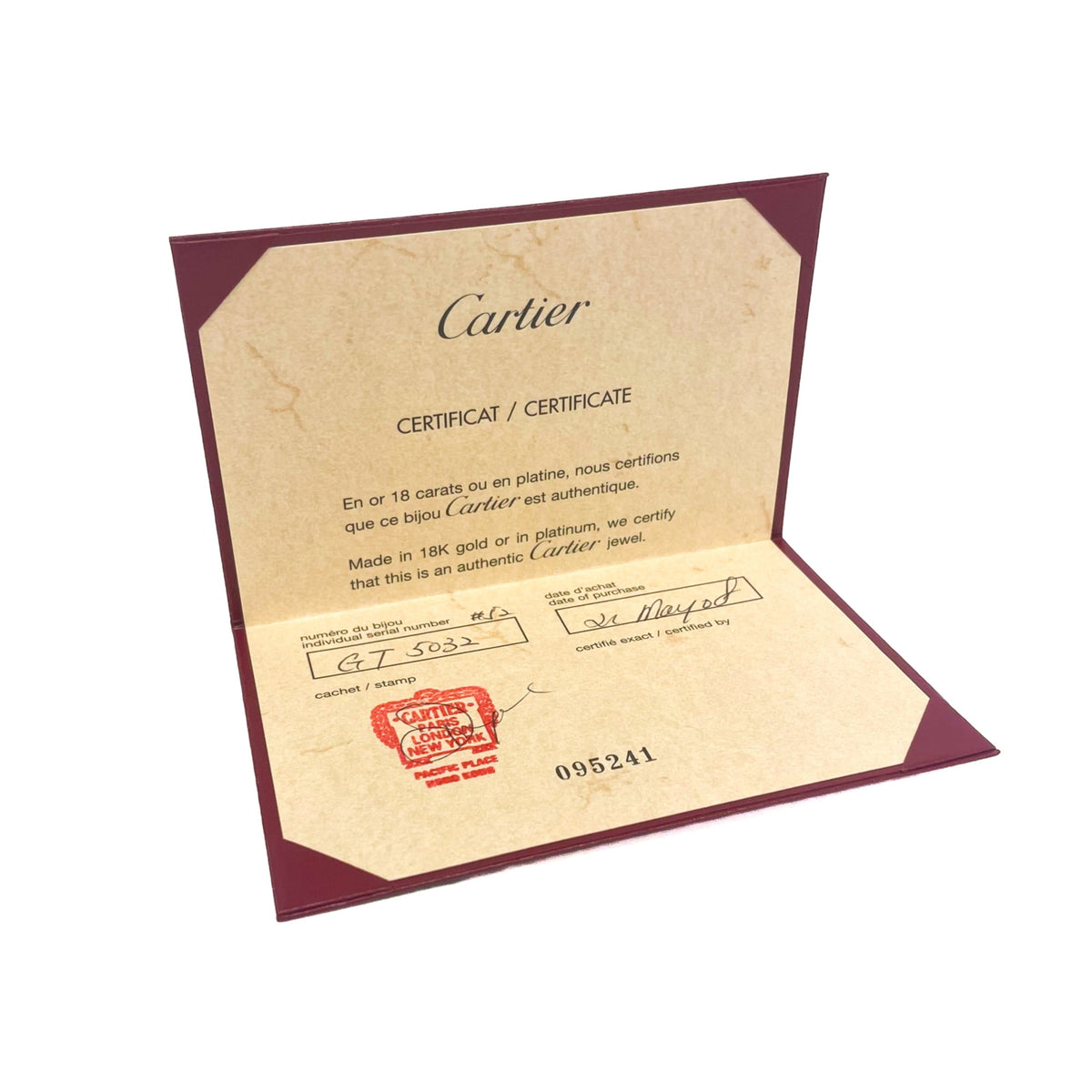 PRE-OWNED Cartier Trinity · Tri-Gold Size 6