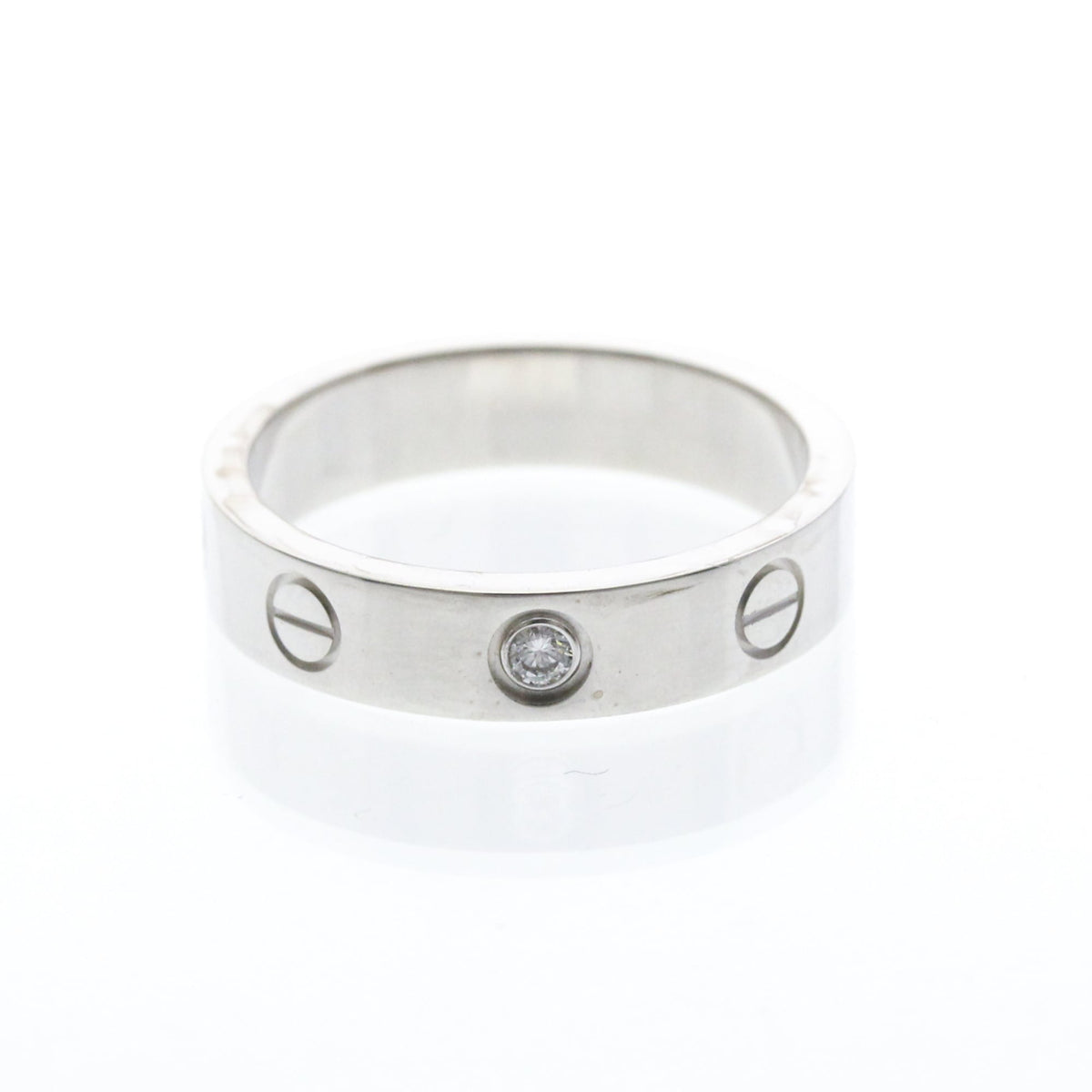 PRE-OWNED Cartier Mini Love · 18K White Gold