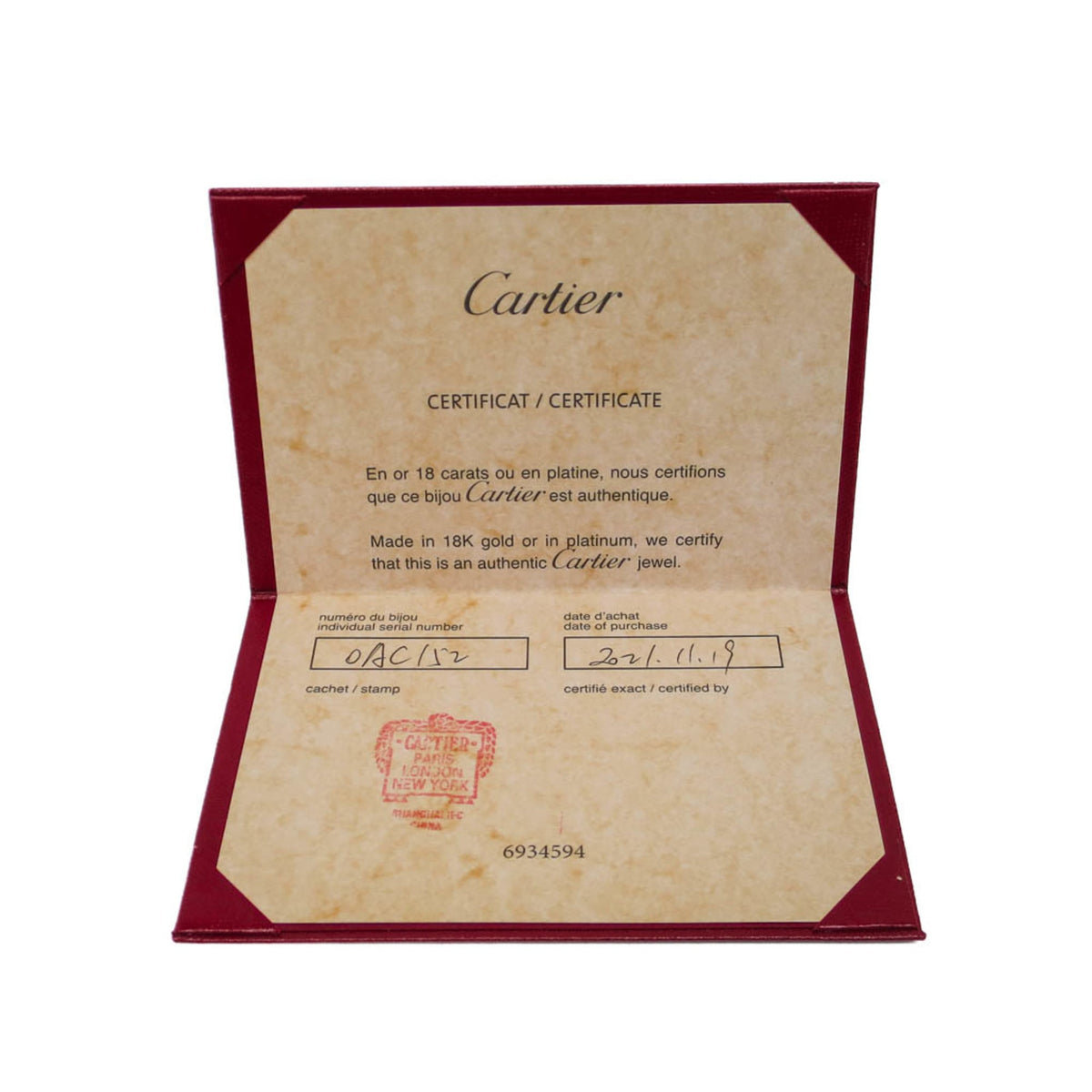 PRE-OWNED Cartier Mini Love · Diamond · Rose Gold