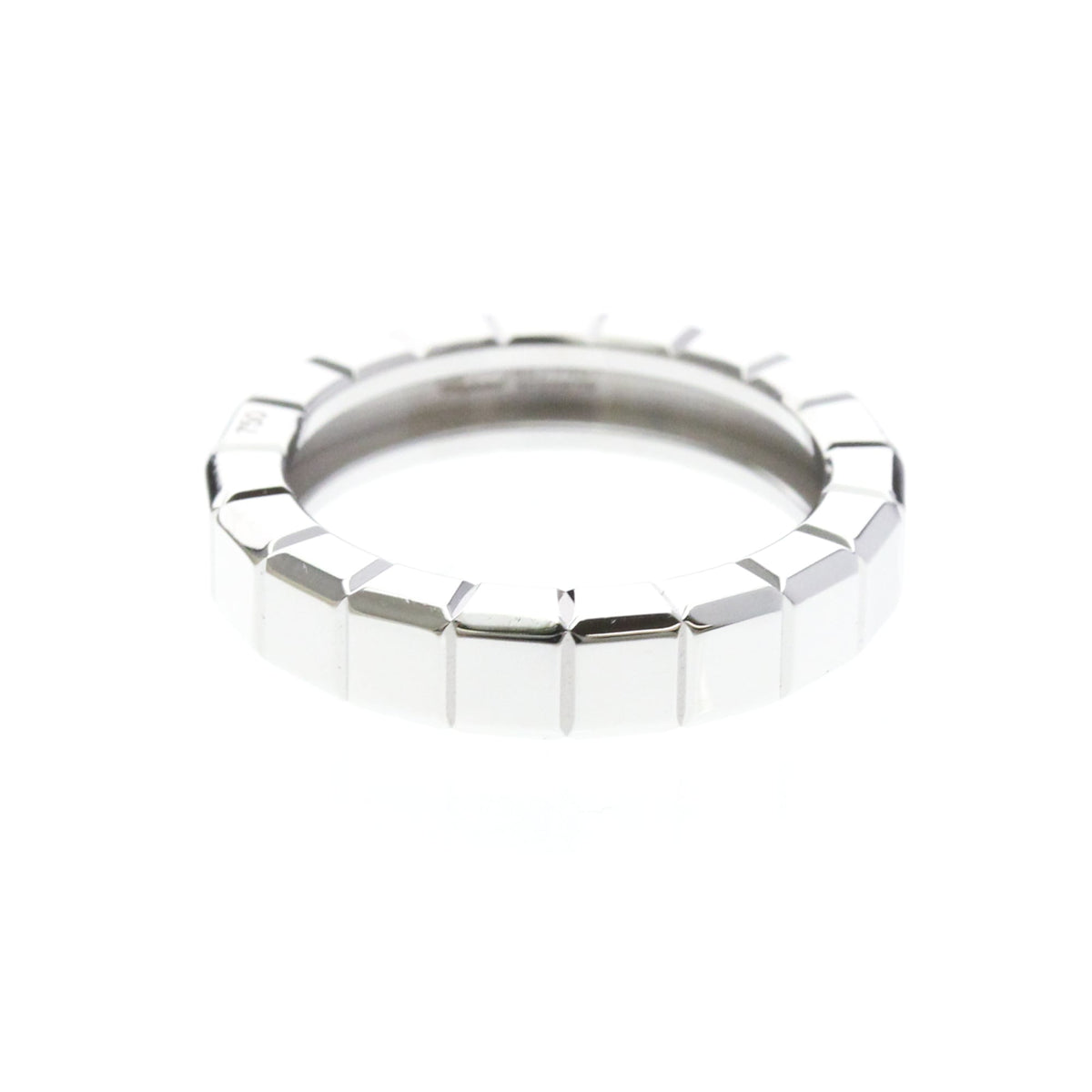 PRE-OWNED Chopard Ice Cube · 18K White Gold Size 6