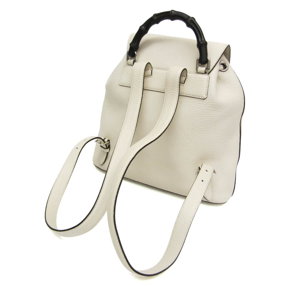 PRE-OWNED Gucci Bamboo · Leather Backpack