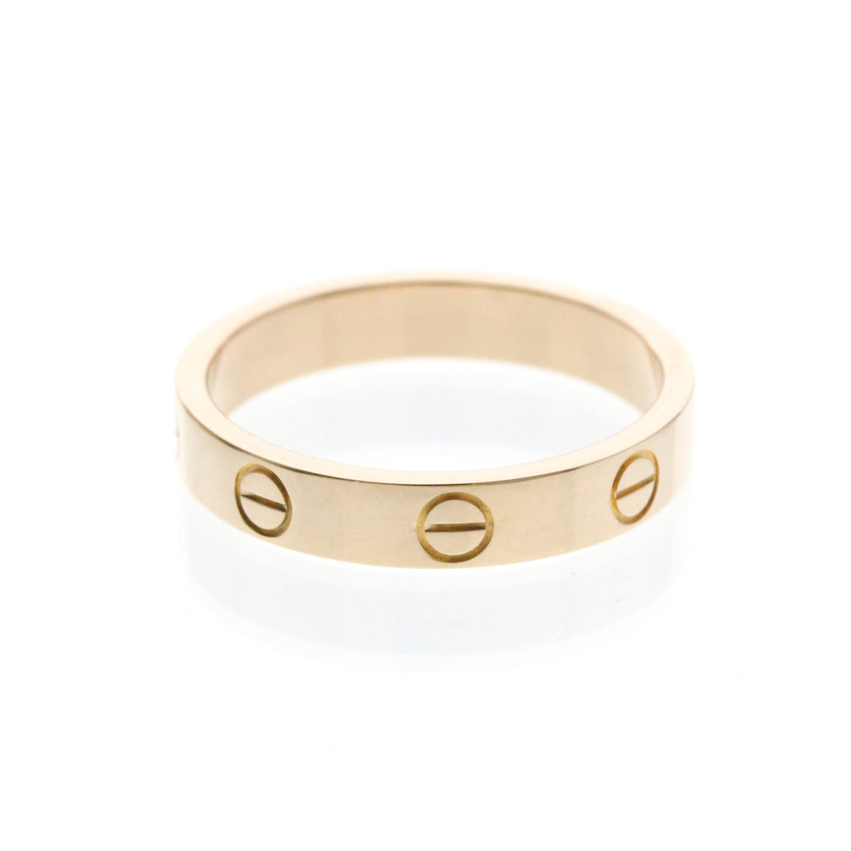 PRE-OWNED Cartier Mini Love · Rose Gold Size 6.75