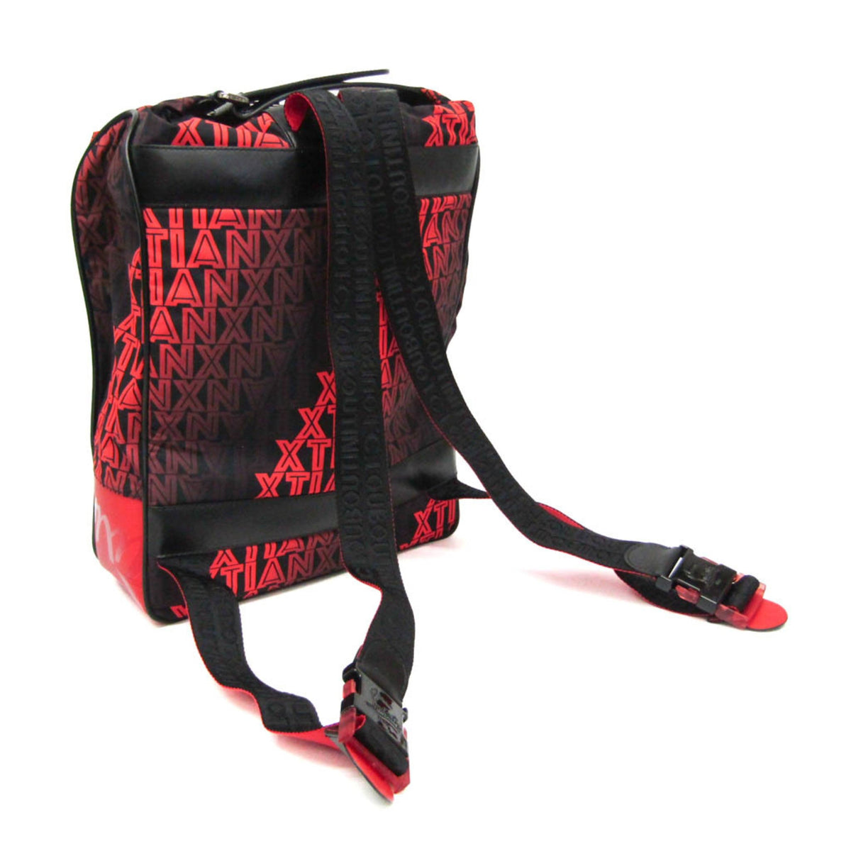 PRE-OWNED Christian Louboutin Hop'n Zip · Nylon Leather