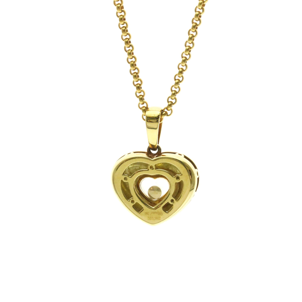PRE-OWNED Chopard Happy Diamonds Heart · 18K Yellow Gold