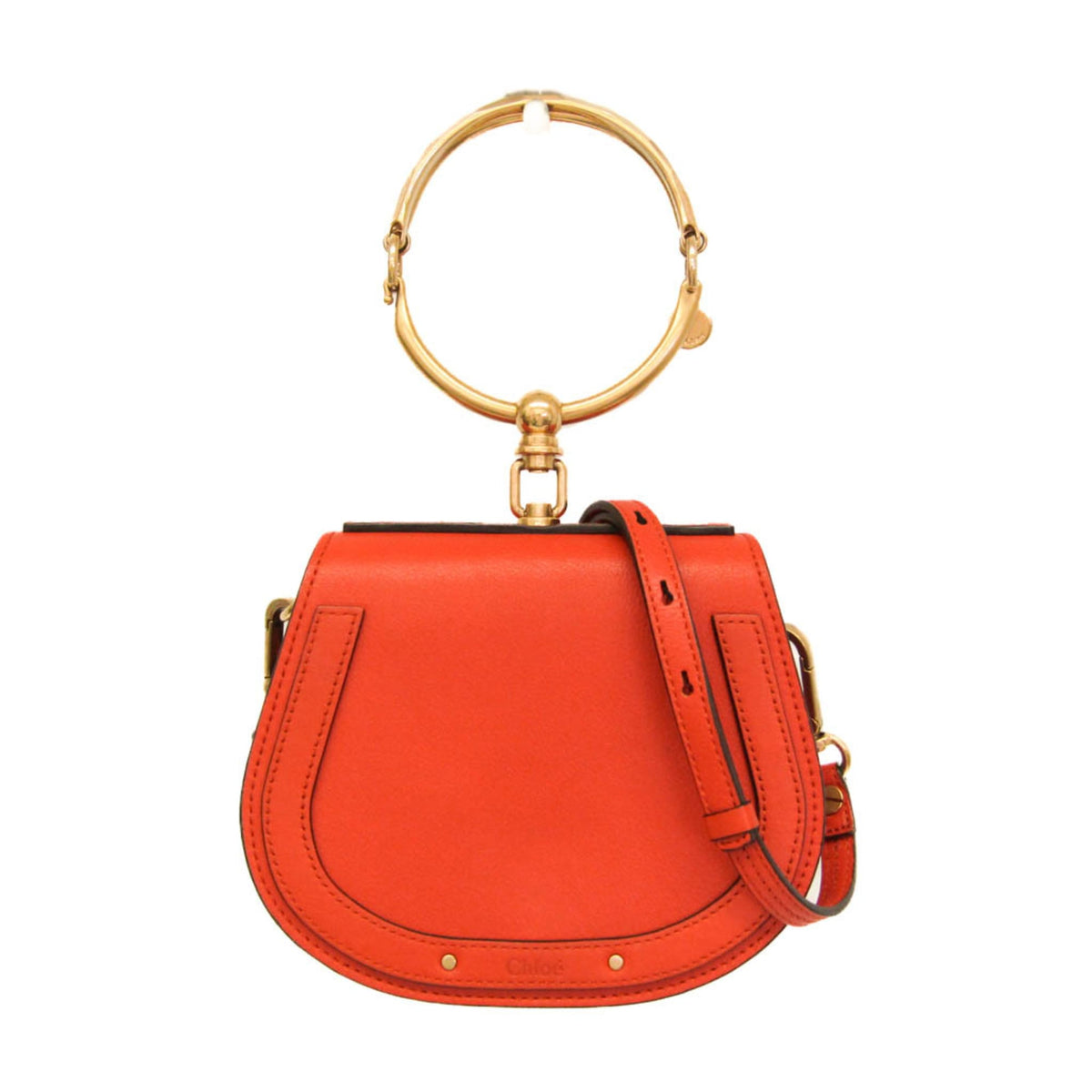 PRE-OWNED Chloé Nile · Leather Bracelet Bag