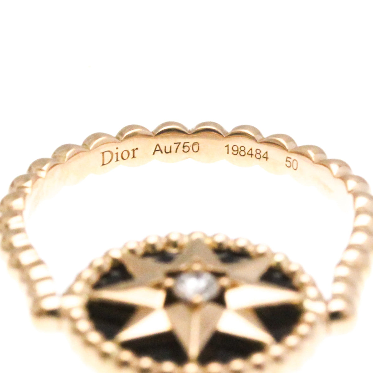 PRE-OWNED Christian Dior Rose des Vents · Rose Gold Size 5.25