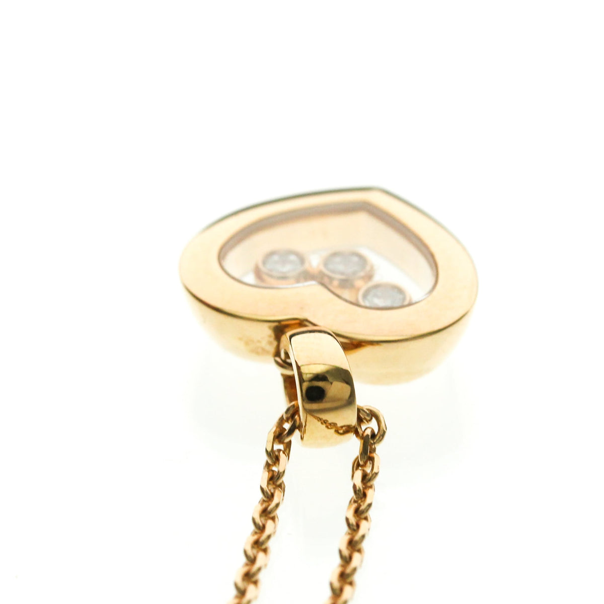 PRE-OWNED Chopard Happy Diamonds · Rose Gold · Diamond