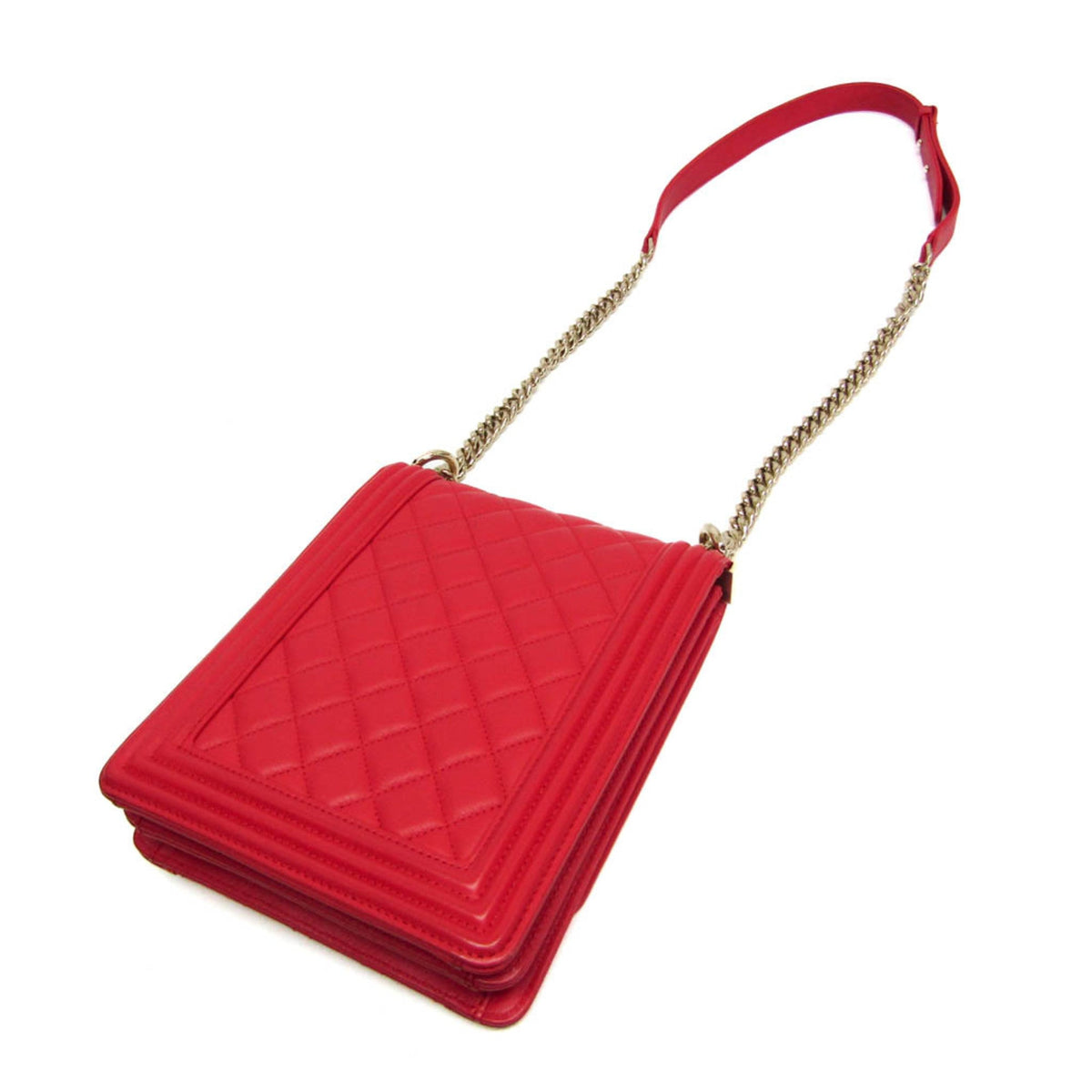 PRE-OWNED Chanel Boy · Lamb Leather