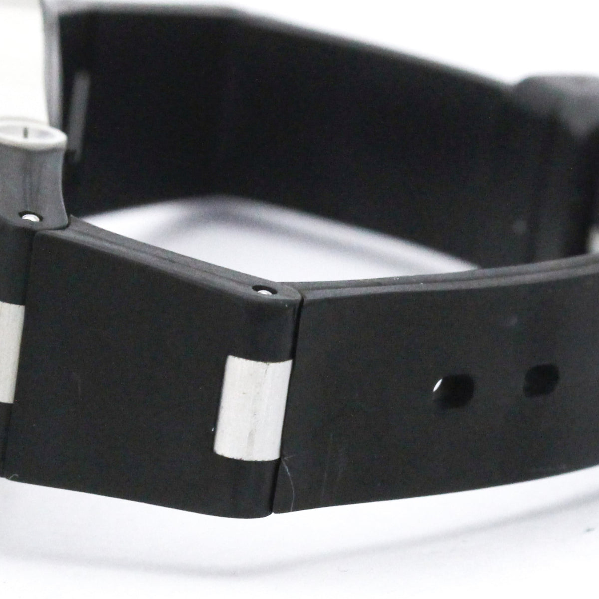 PRE-OWNED Bvlgari Aluminium · Rubber Strap