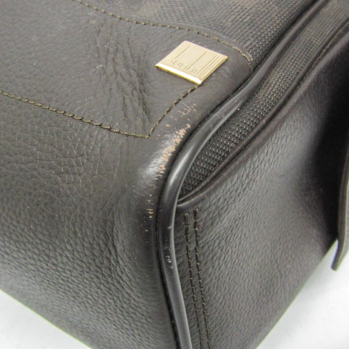 PRE-OWNED Dunhill · Leather & PVC Shoulder Bag