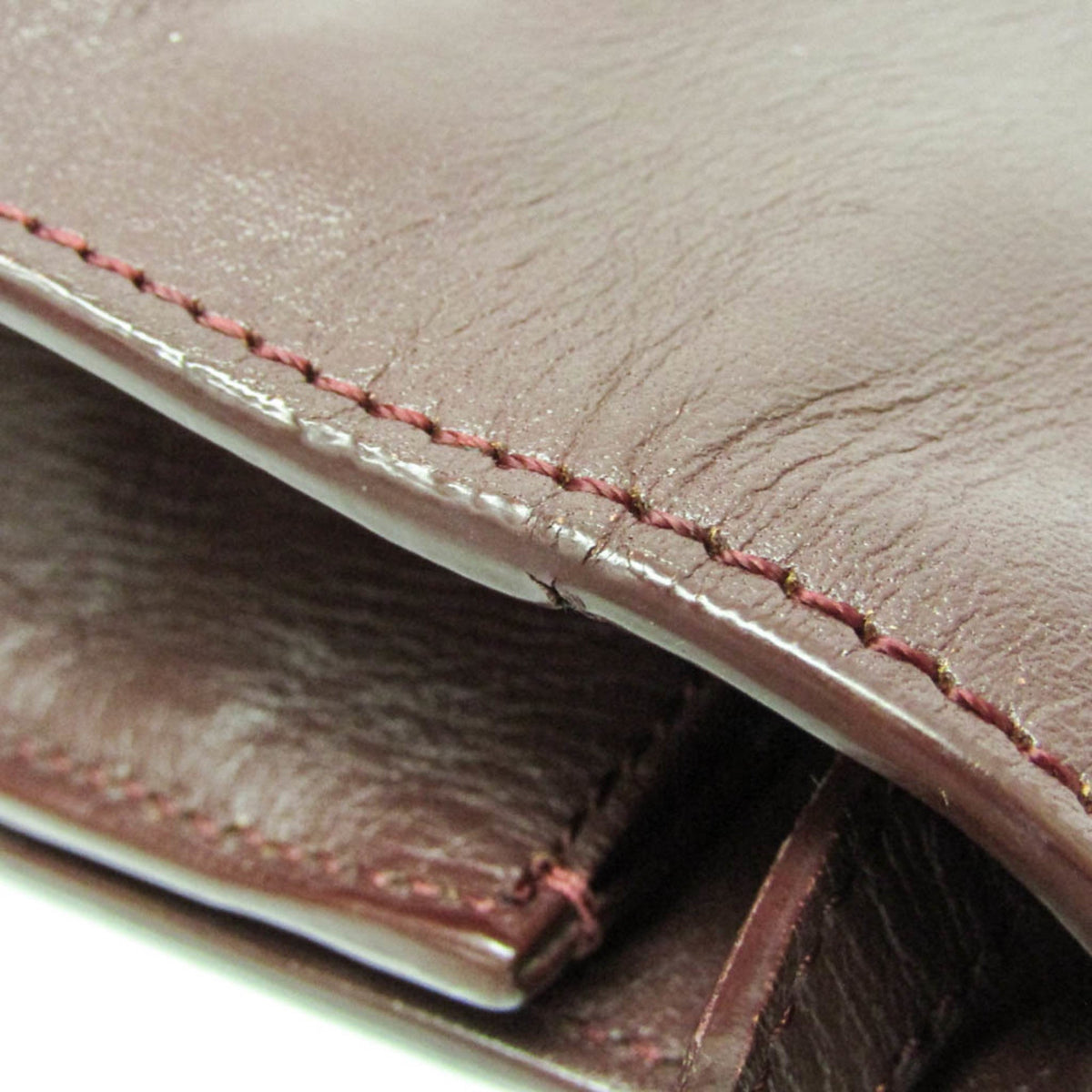 PRE-OWNED Balenciaga · Leather Shoulder Bag · Bordeaux
