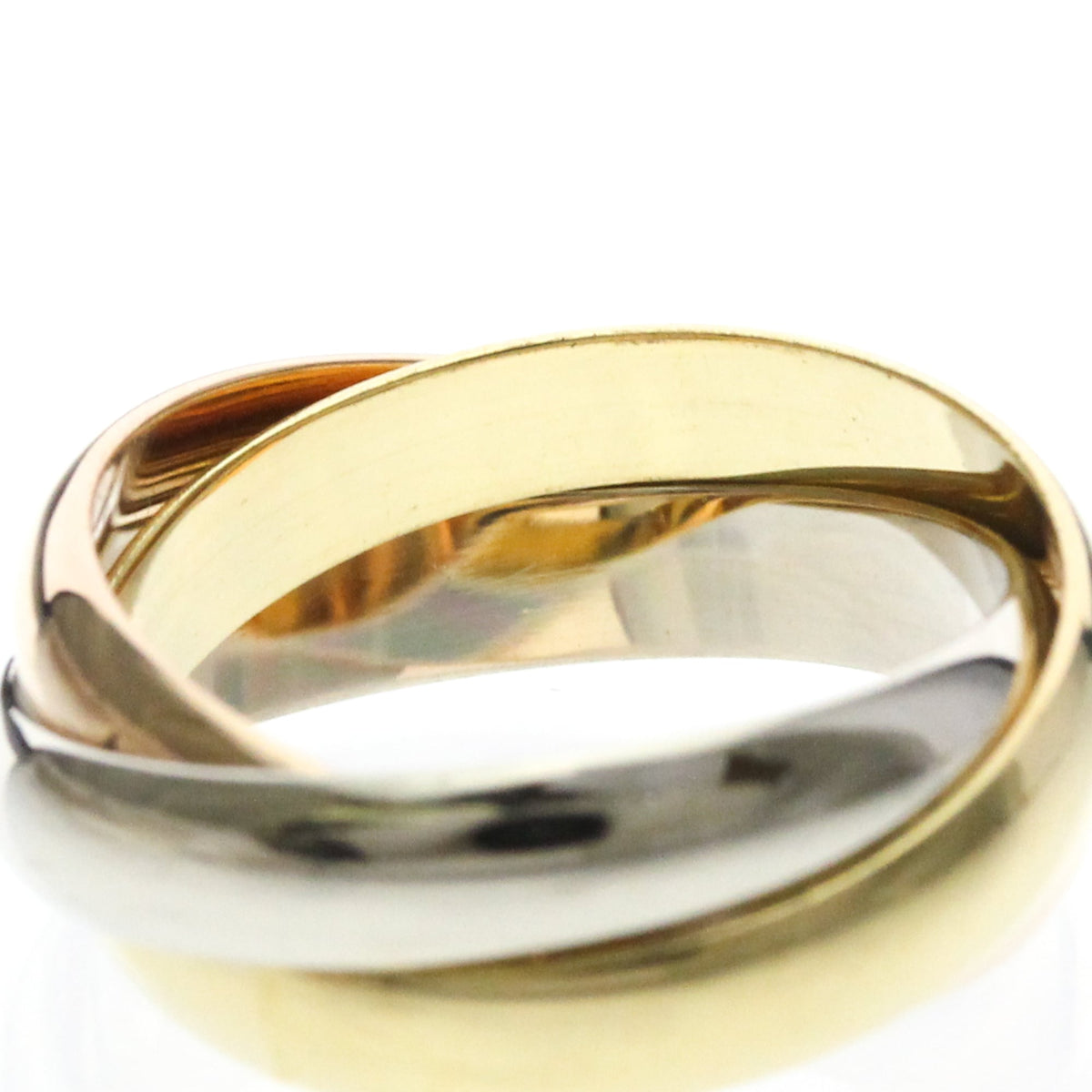PRE-OWNED Cartier Trinity · Three Gold Size 5.75