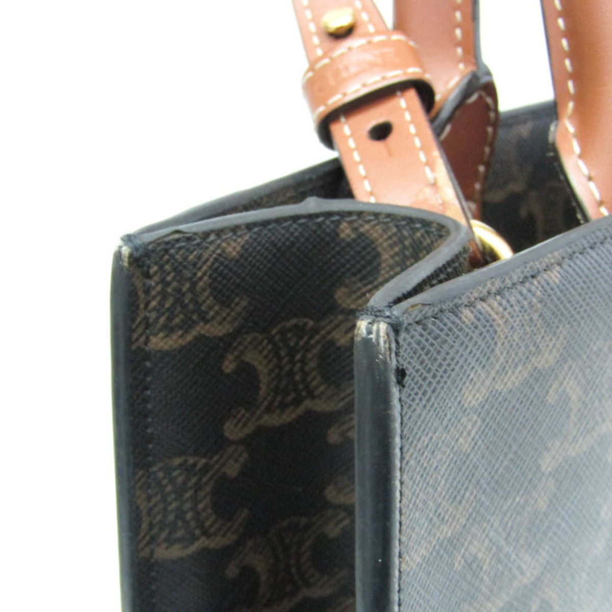 PRE-OWNED Celine Vertical Cabas Triomphe