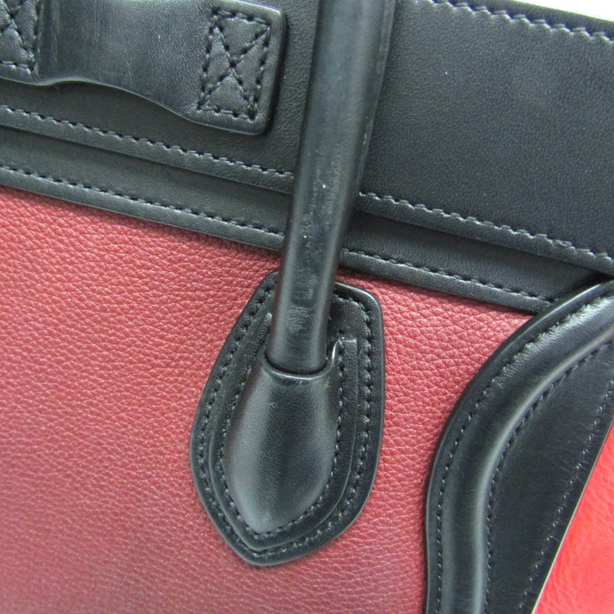 PRE-OWNED Celine Luggage Nano Shopper · Tricolor