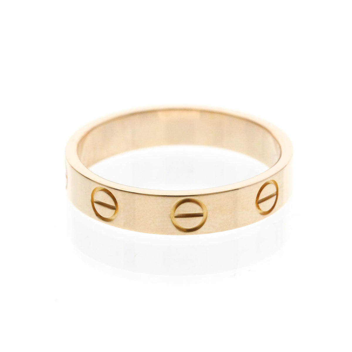 PRE-OWNED Cartier Mini Love · Rose Gold Size 5.75