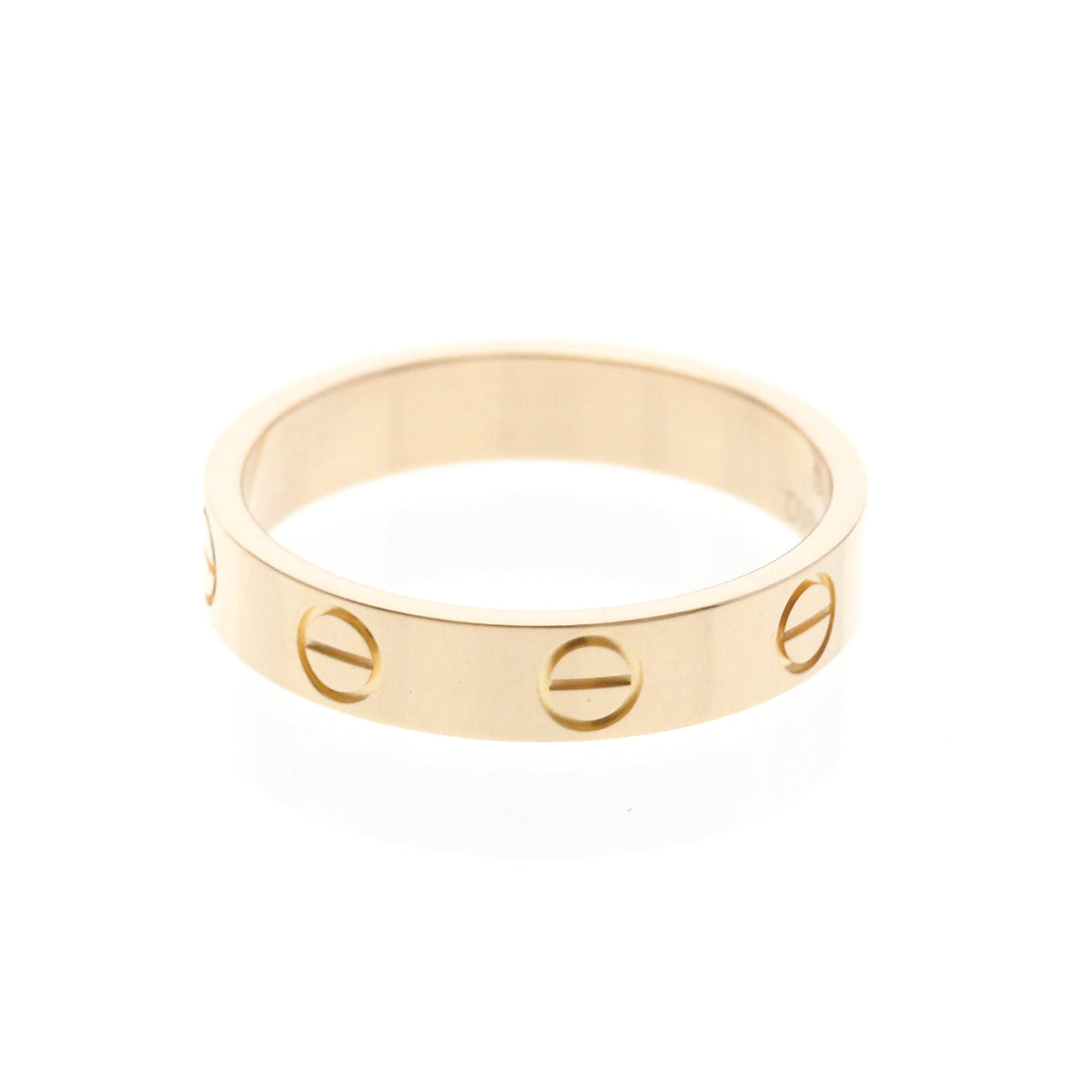 PRE-OWNED Cartier Mini Love · Rose Gold Size 5.75