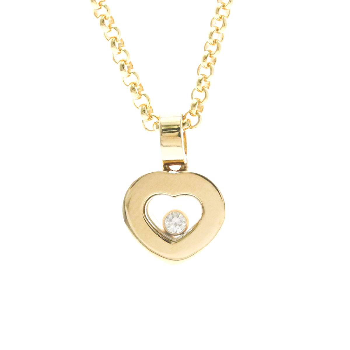 PRE-OWNED Chopard Happy Diamonds · 18K White Gold