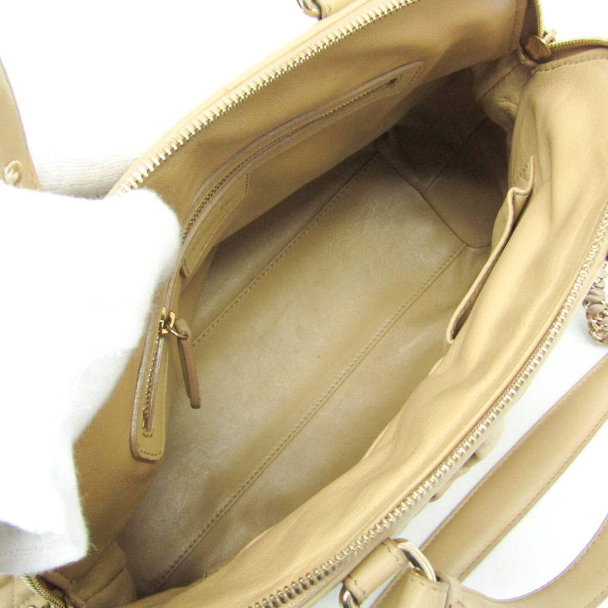 PRE-OWNED Christian Dior Gaufré · Lambskin