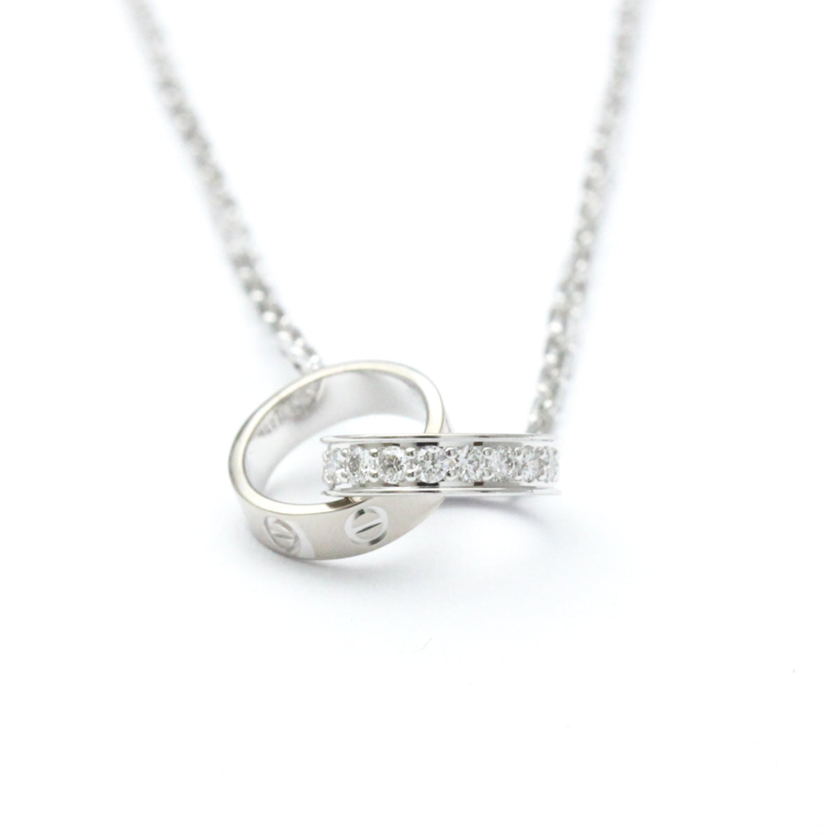 PRE-OWNED Cartier Baby Love · 18K White Gold · Diamond