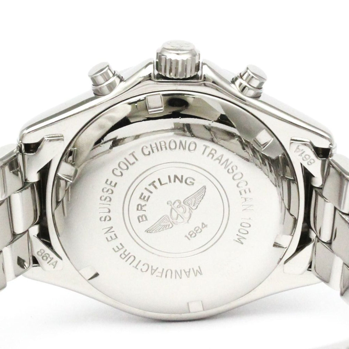 PRE-OWNED Breitling Transocean Chronograph · Steel