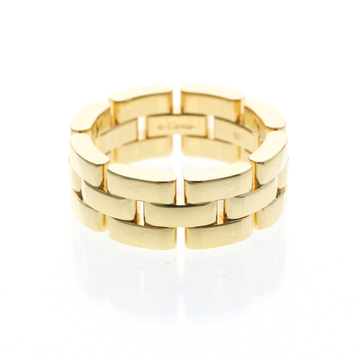 PRE-OWNED Cartier Maillon Panthère · 18K Yellow Gold Size 6