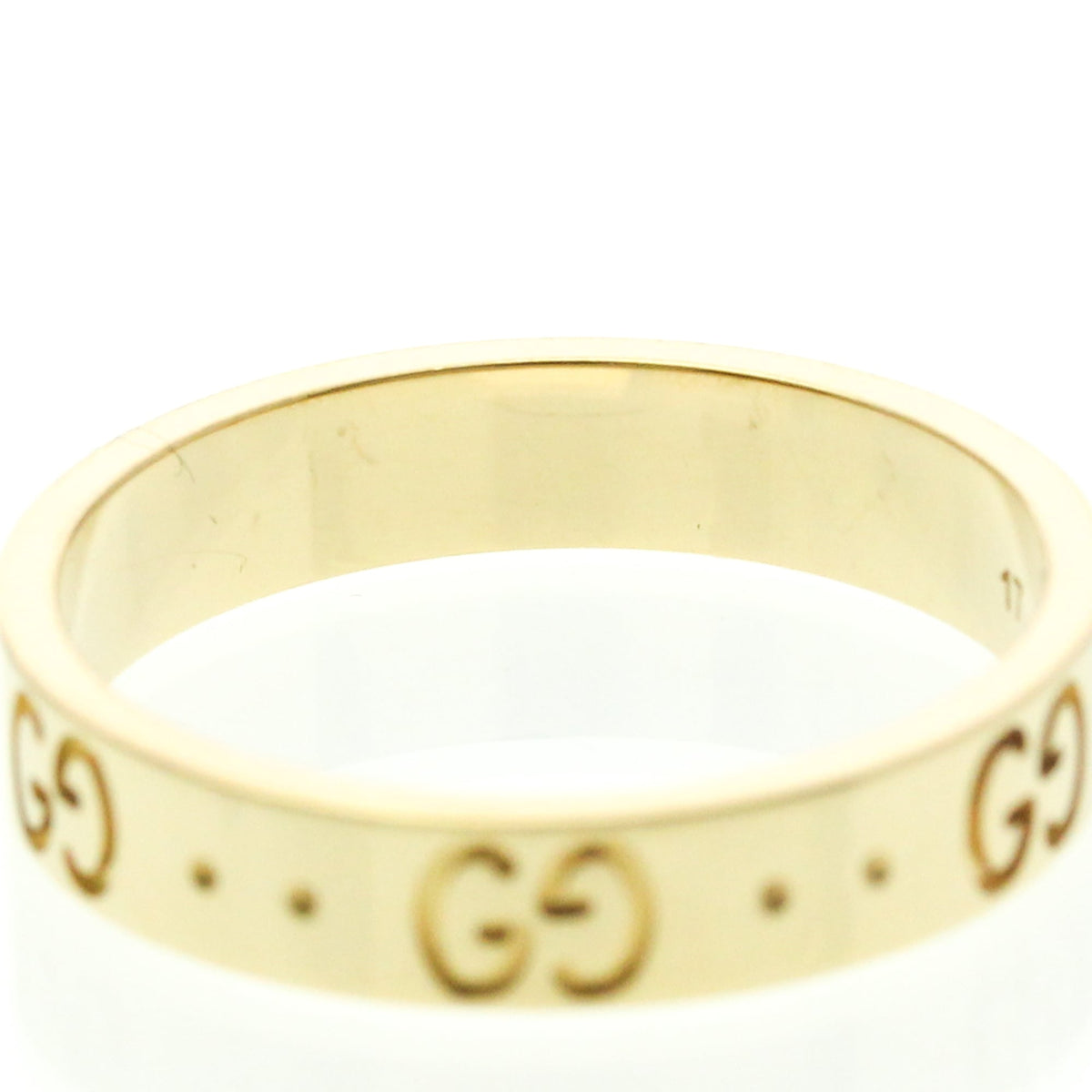 PRE-OWNED Gucci Icon · 18K Yellow Gold Size 8