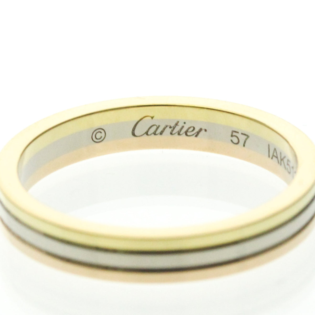 PRE-OWNED Cartier Vendôme · Tri-Gold Size 8