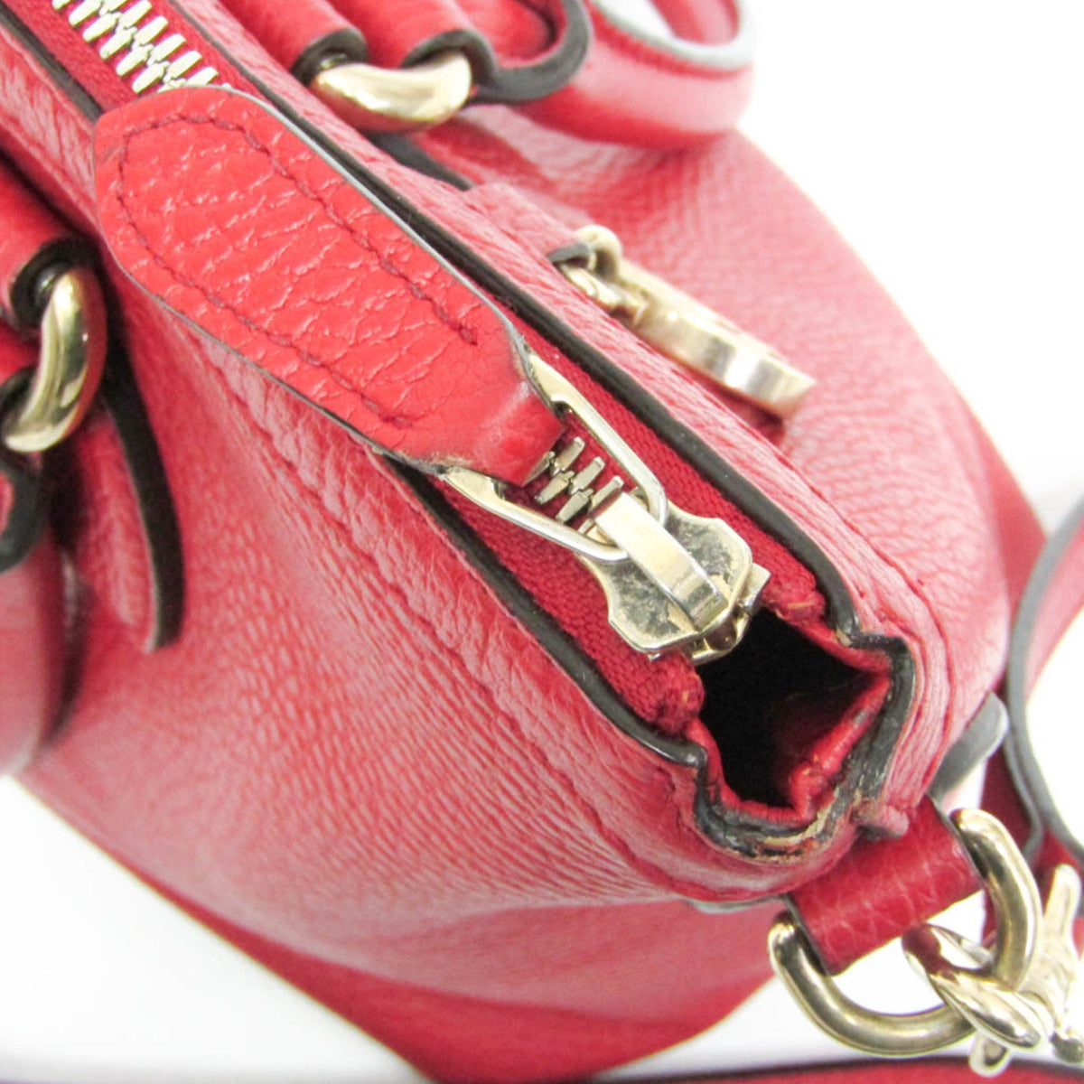 PRE-OWNED Gucci Interlocking G · Leather Handbag