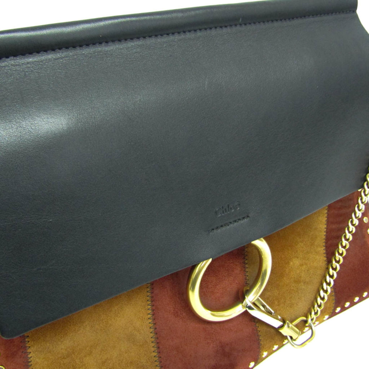PRE-OWNED Chloé Faye Medium · Suede & Leather