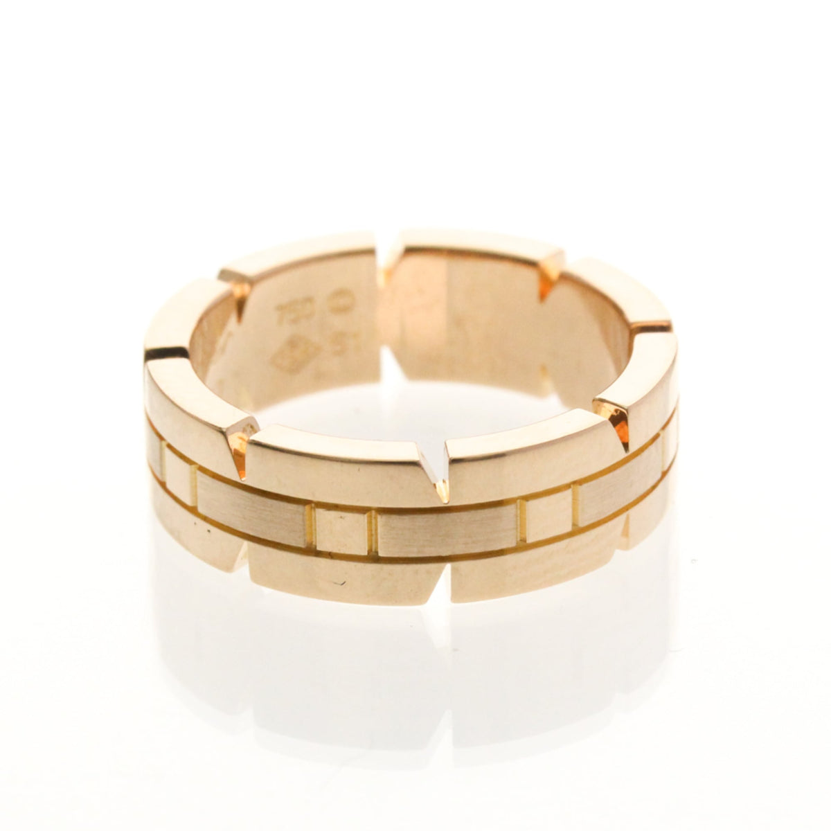 PRE-OWNED Cartier Tank Française · Rose Gold Size 5.75