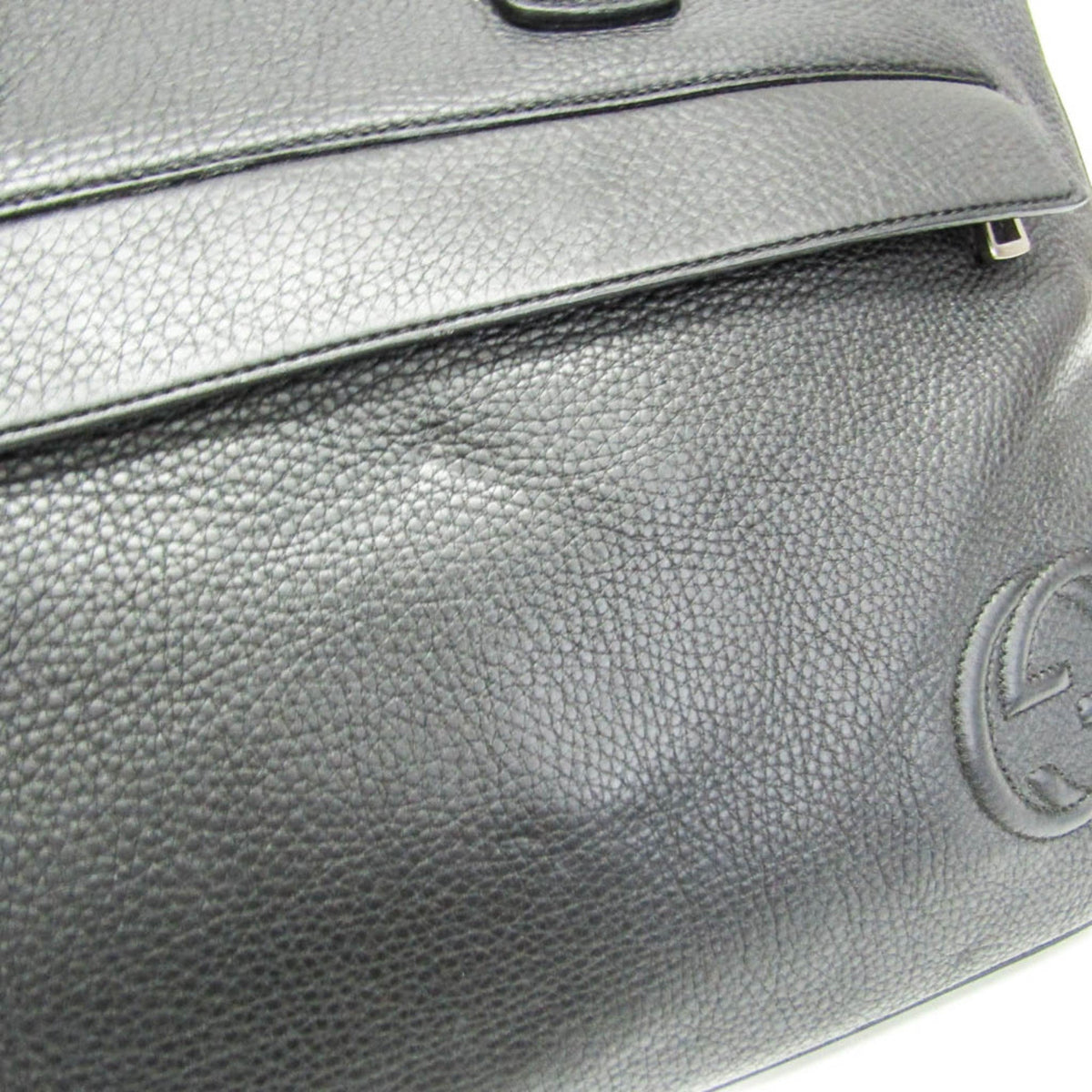 PRE-OWNED Gucci Interlocking G · Leather Briefcase