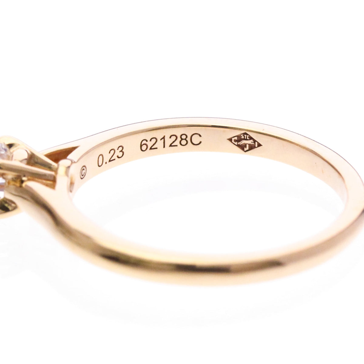 PRE-OWNED Cartier 1895 Solitaire · Rose Gold · Diamond