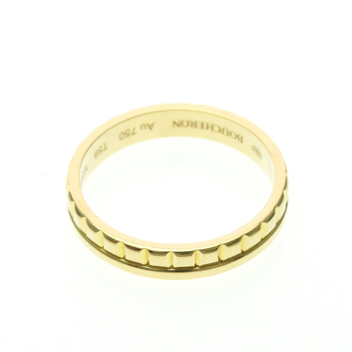 PRE-OWNED Boucheron Quatre Radiant · 18K Yellow Gold Size 8.75