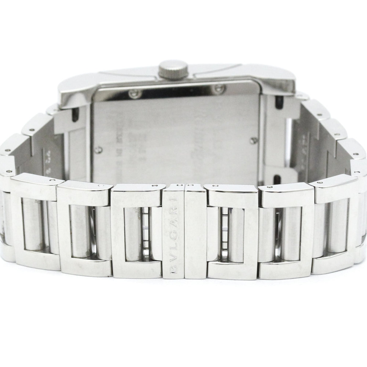 PRE-OWNED Bvlgari Rettangolo · Steel · Automatic