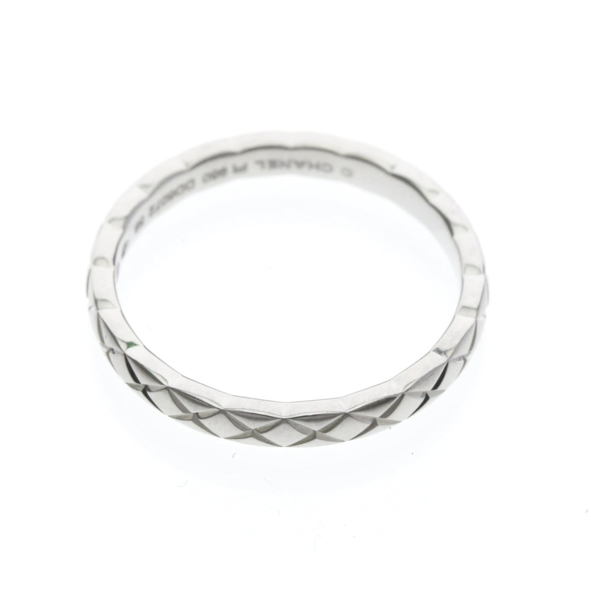 PRE-OWNED Chanel Coco Crush · Platinum Size 8.75