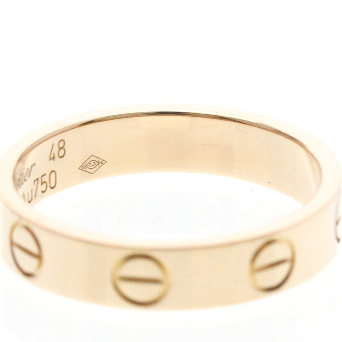 PRE-OWNED Cartier Mini Love · Rose Gold Size 4.5