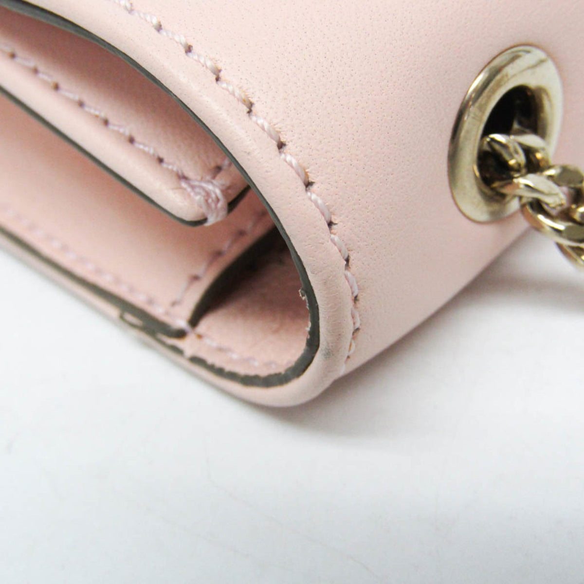 PRE-OWNED Chloé Ribbon Chain · Leather