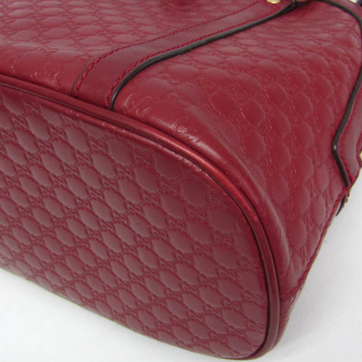 PRE-OWNED Gucci MicroGuccissima · Leather Handbag