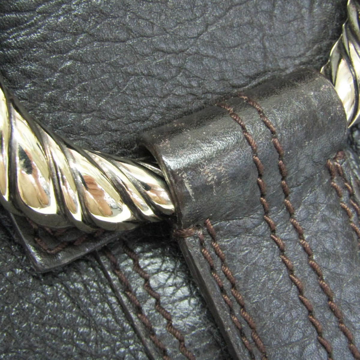 PRE-OWNED Bvlgari Leoni · Leather Shoulder Bag