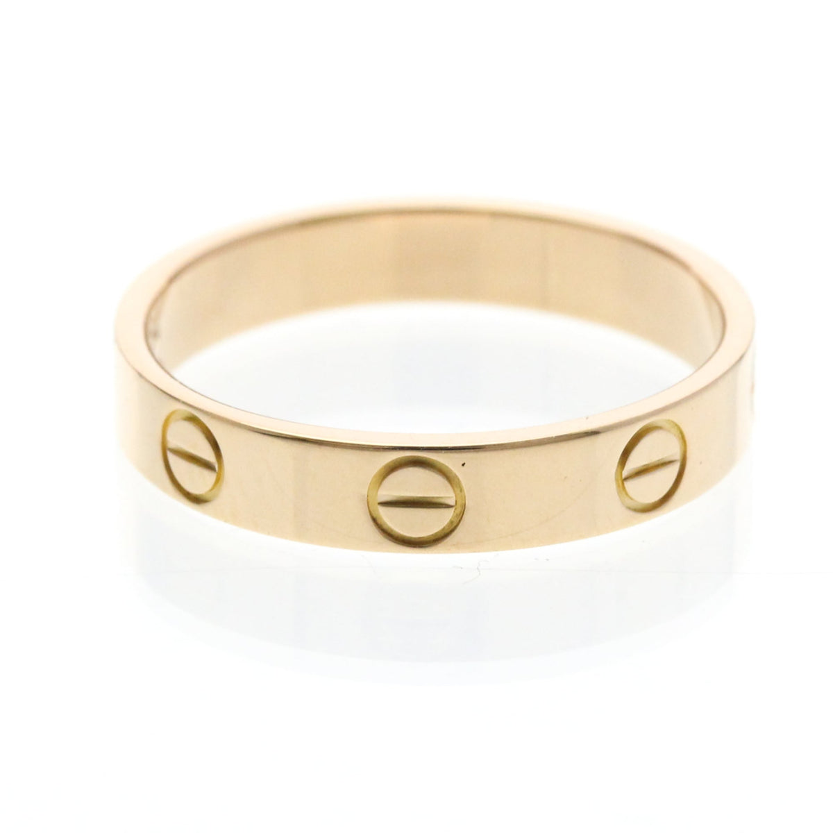 PRE-OWNED Cartier Mini Love · Rose Gold Size 6.75