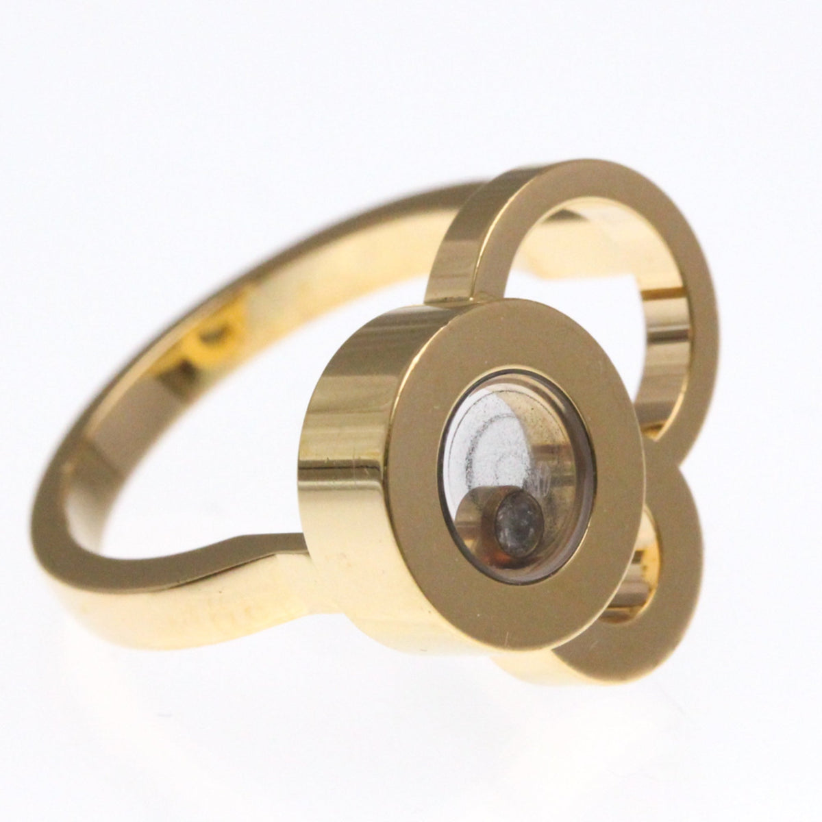 PRE-OWNED Chopard Happy Diamond · Rose Gold Size 5