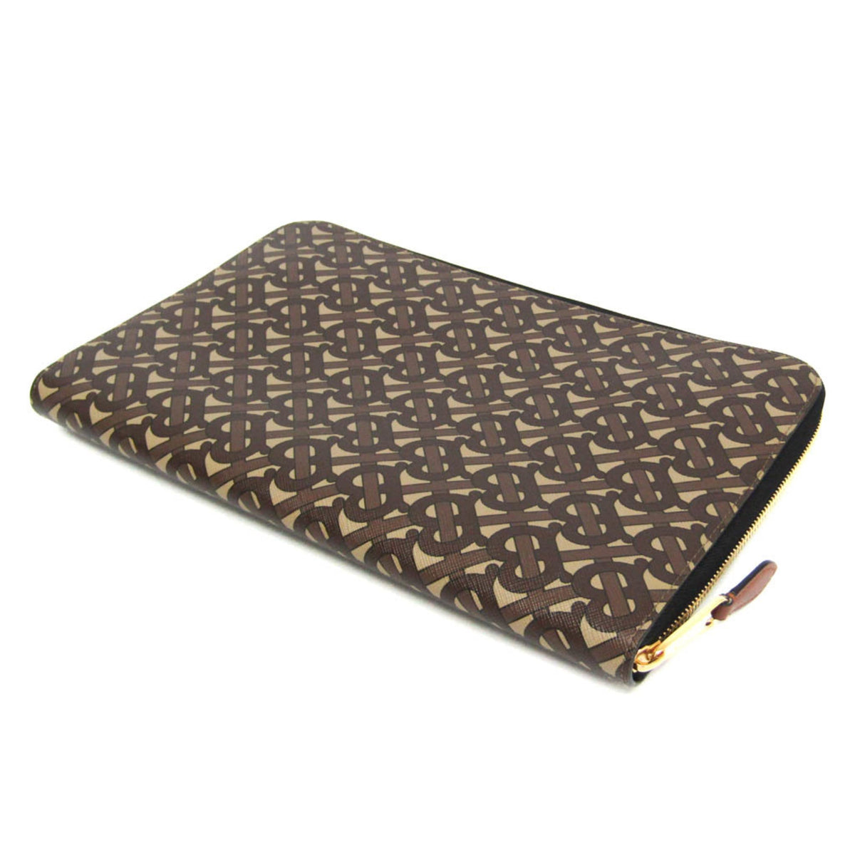 PRE-OWNED Burberry TB Monogram · PVC Clutch
