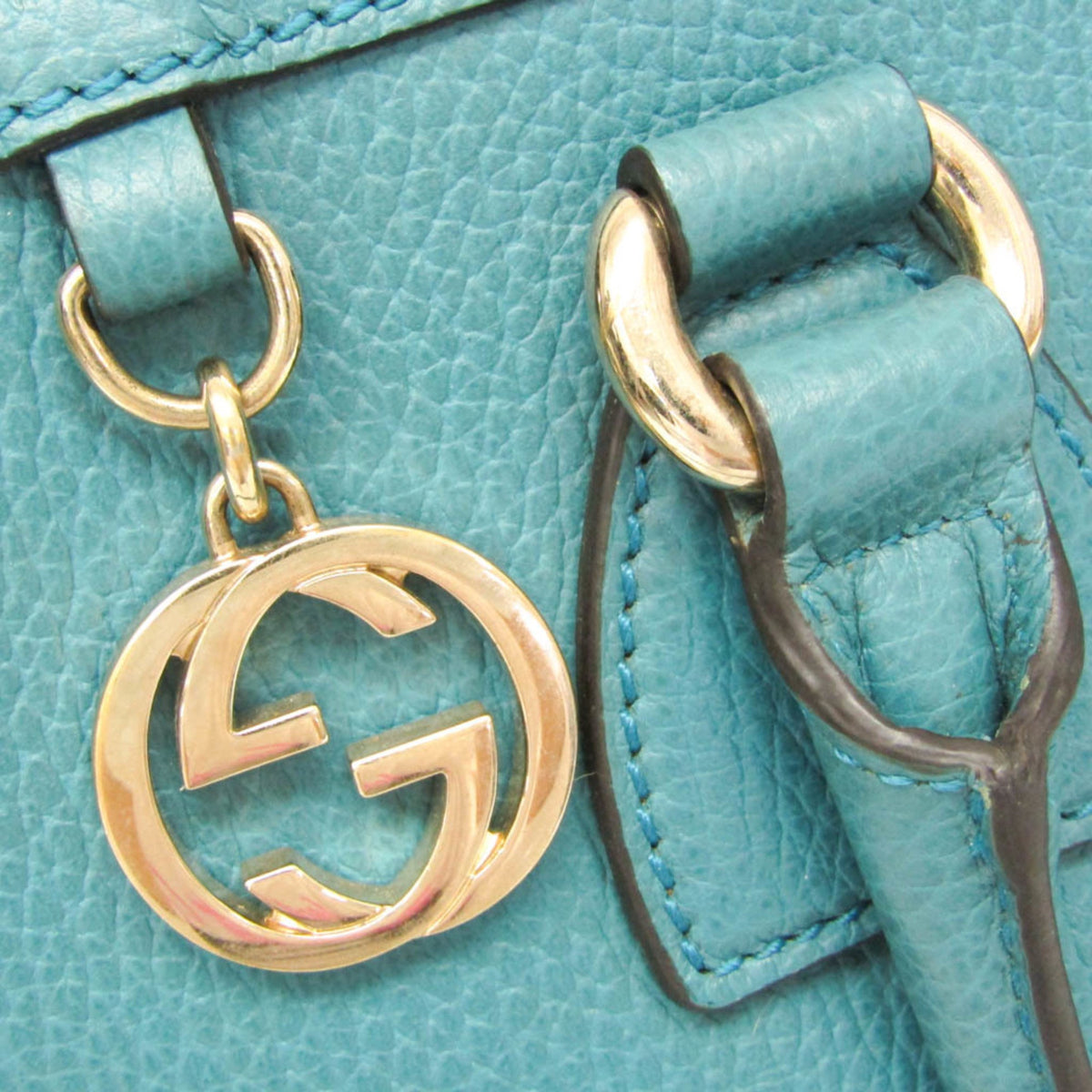 PRE-OWNED Gucci Interlocking G · Leather